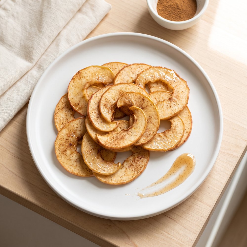Cinnamon Sugar Apple Crisps