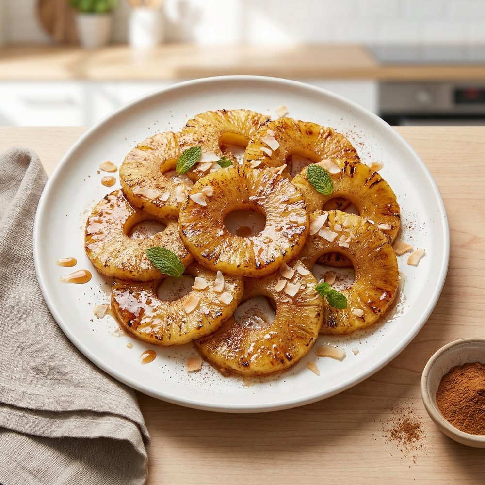 Caramelized Grilled Pineapple Rings