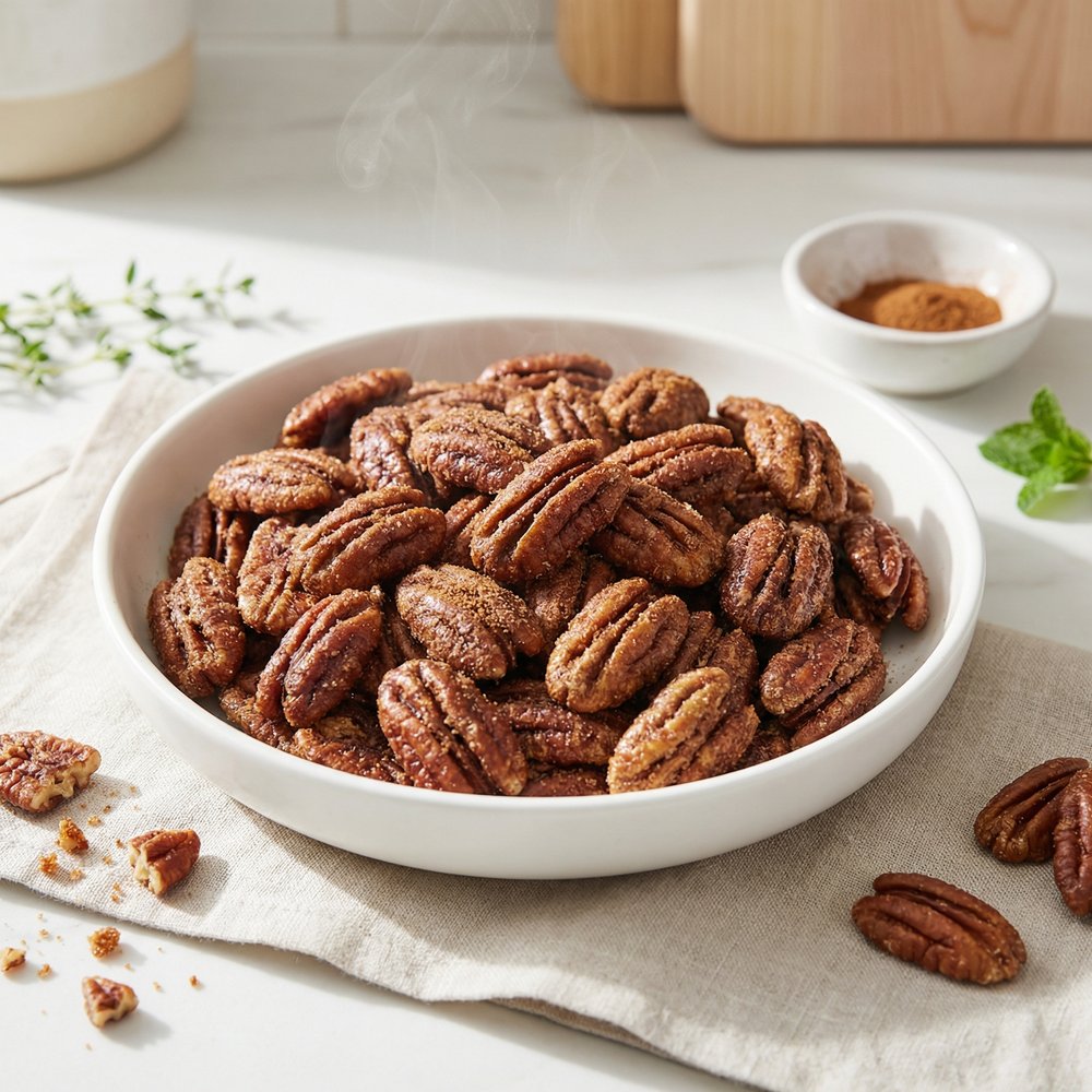 Cinnamon Sugared Pecans
