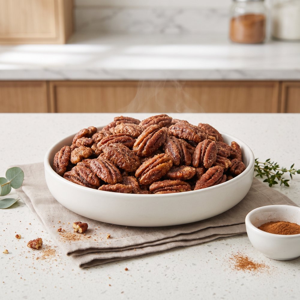 Cinnamon Sugared Pecans
