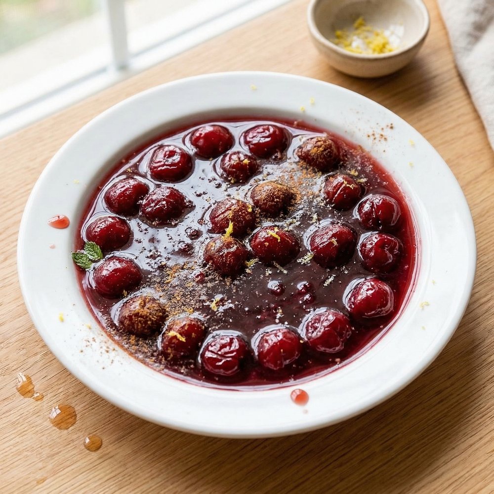 Fresh Cherry Compote