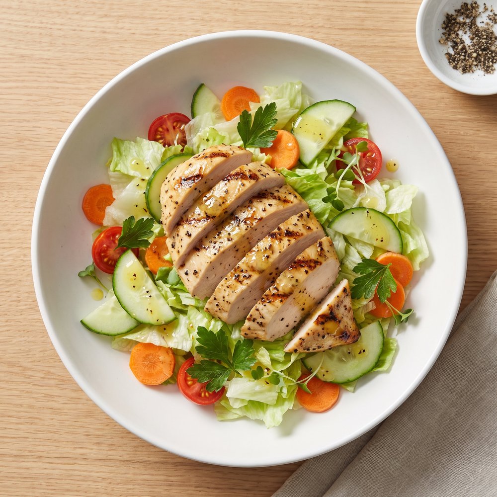 Citrus Pepper Grilled Chicken Salad