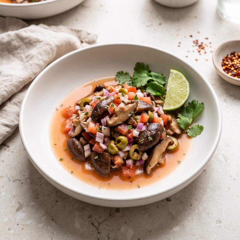 Citrus Shiitake Mushroom “Ceviche”
