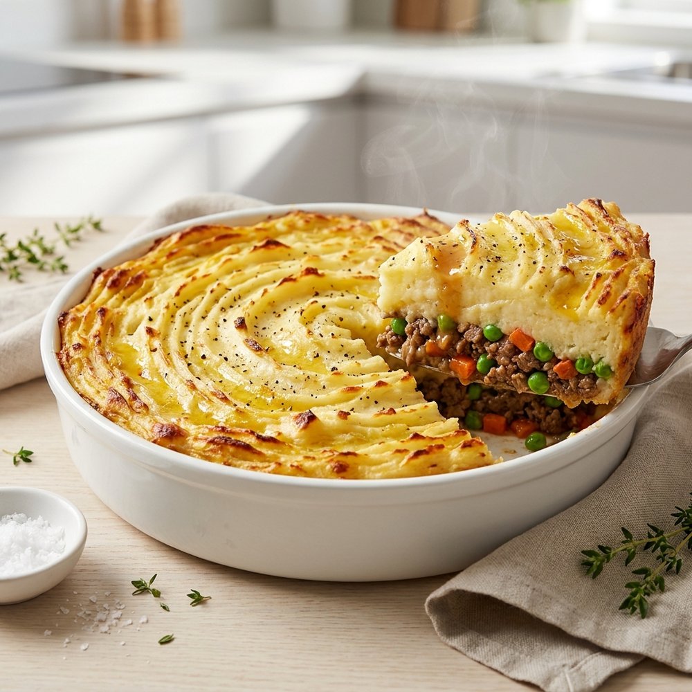 Classic Beef Cottage Pie with Buttery Mash