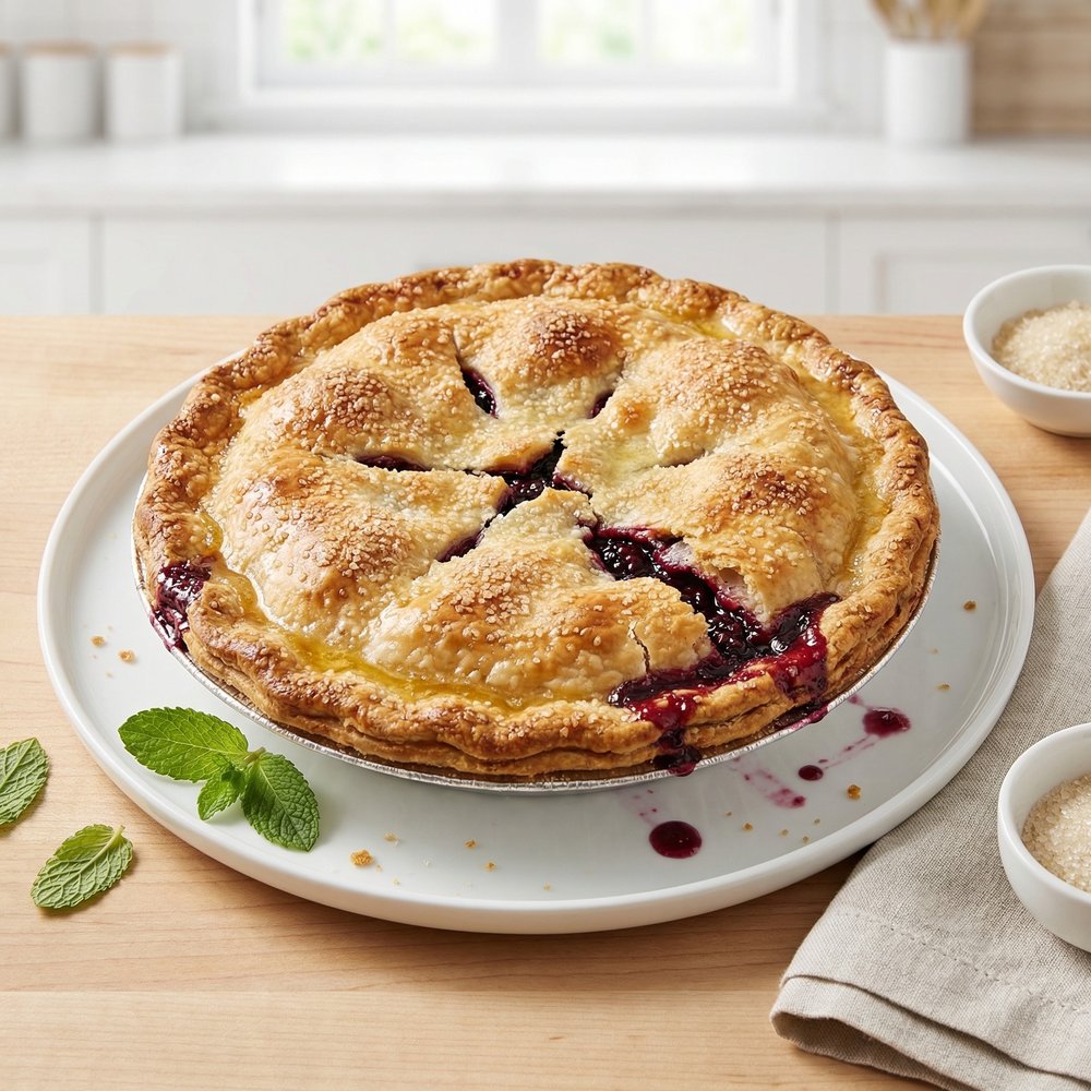 Classic Blackberry Double-Crust Pie