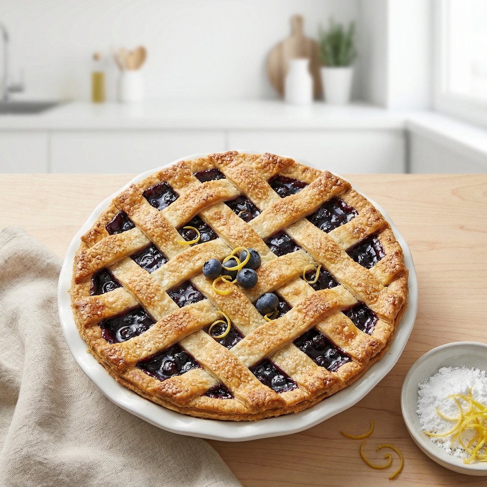 Mom's Blueberry Pie