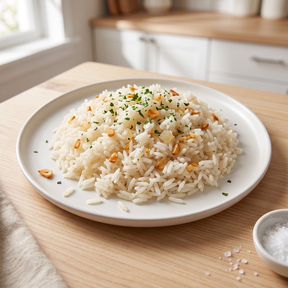 Classic Brazilian Garlic-Onion White Rice