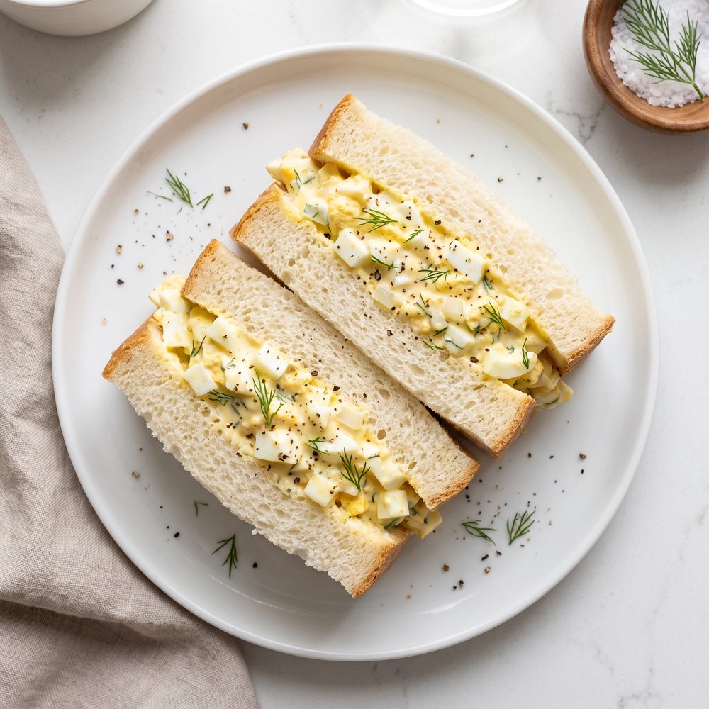 Classic Deli-Style Egg Salad Sandwiches