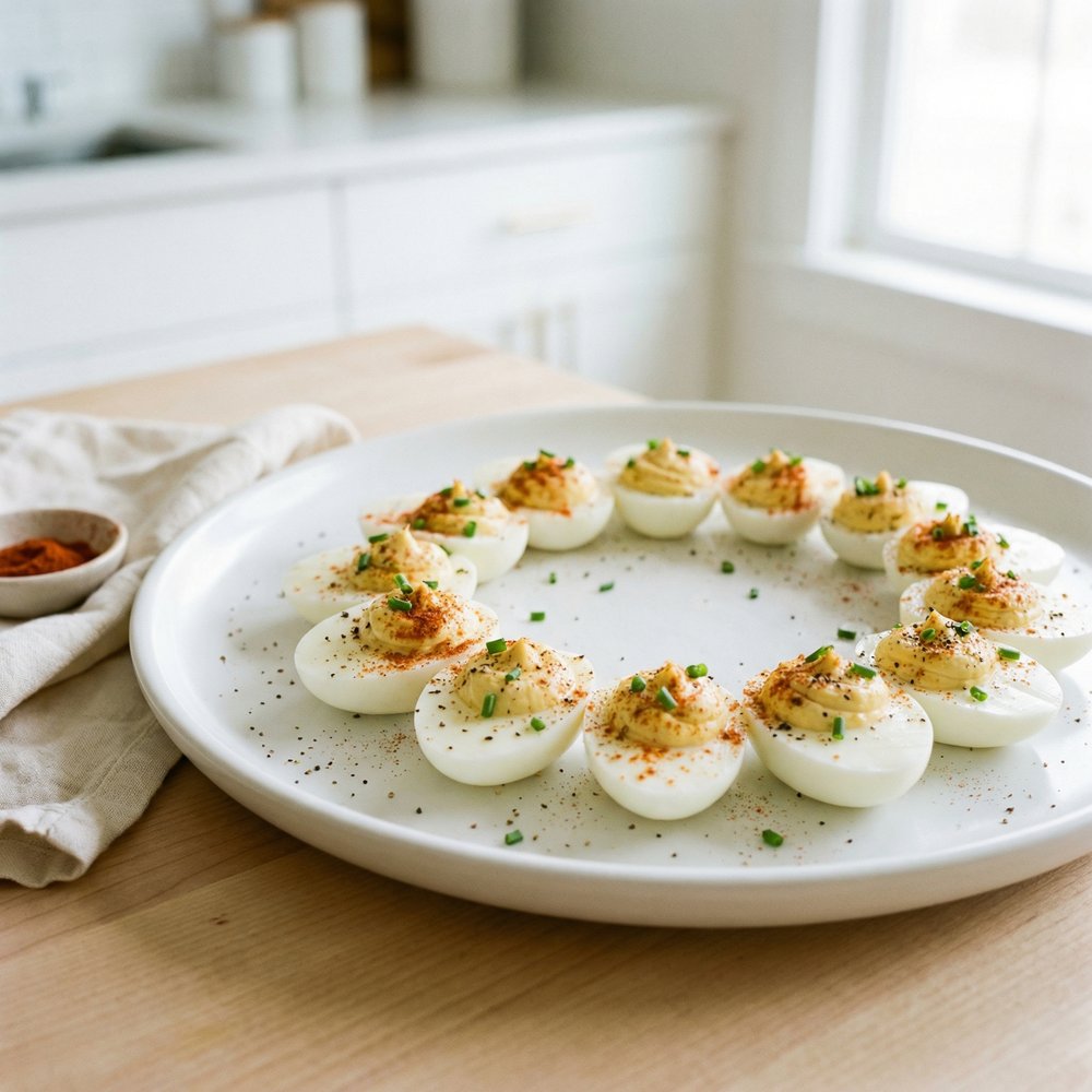 Classic Deviled Eggs Appetizer