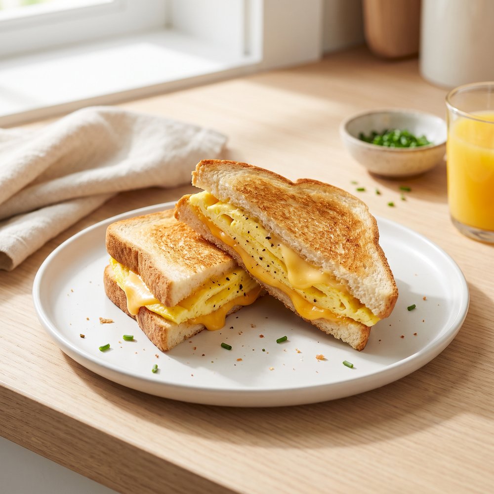 Classic Egg and Cheese Breakfast Sandwich