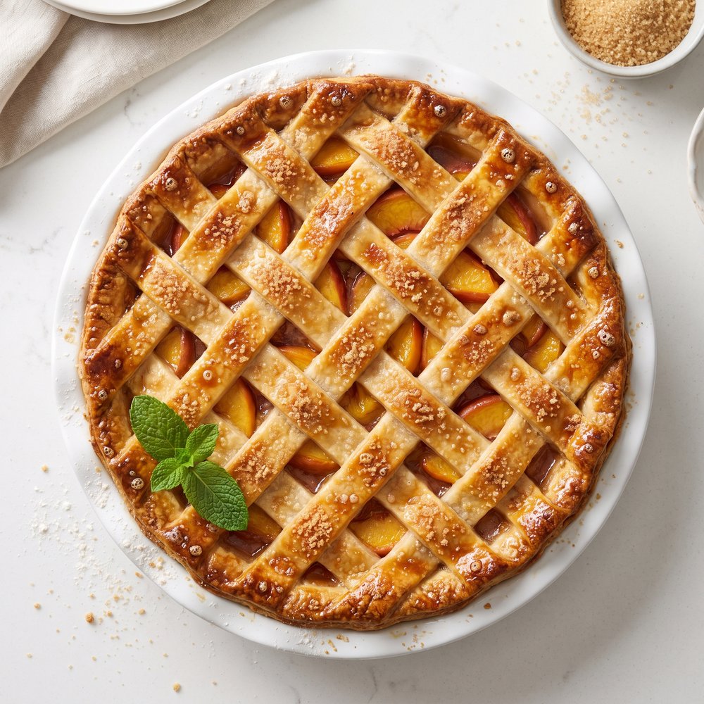 Classic Fresh Peach Pie