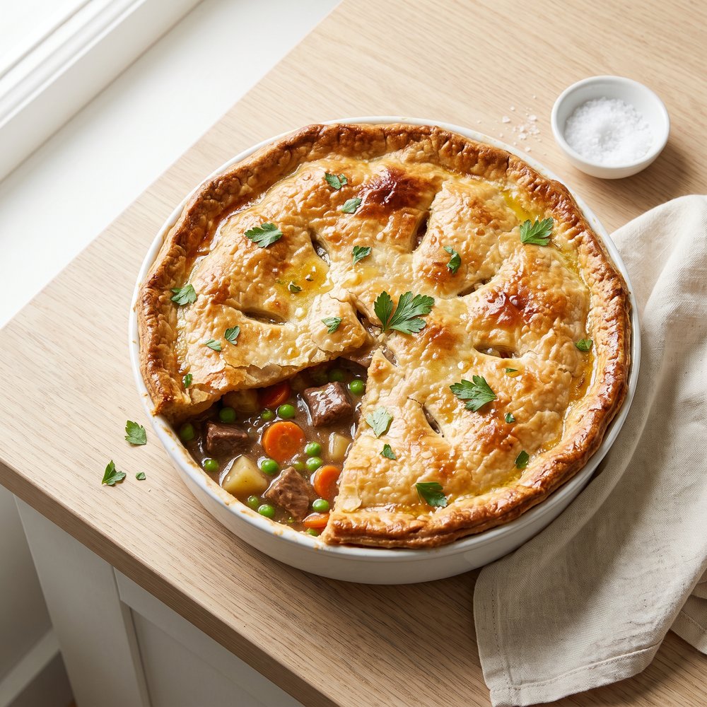 Classic Hearty Meat Pot Pie