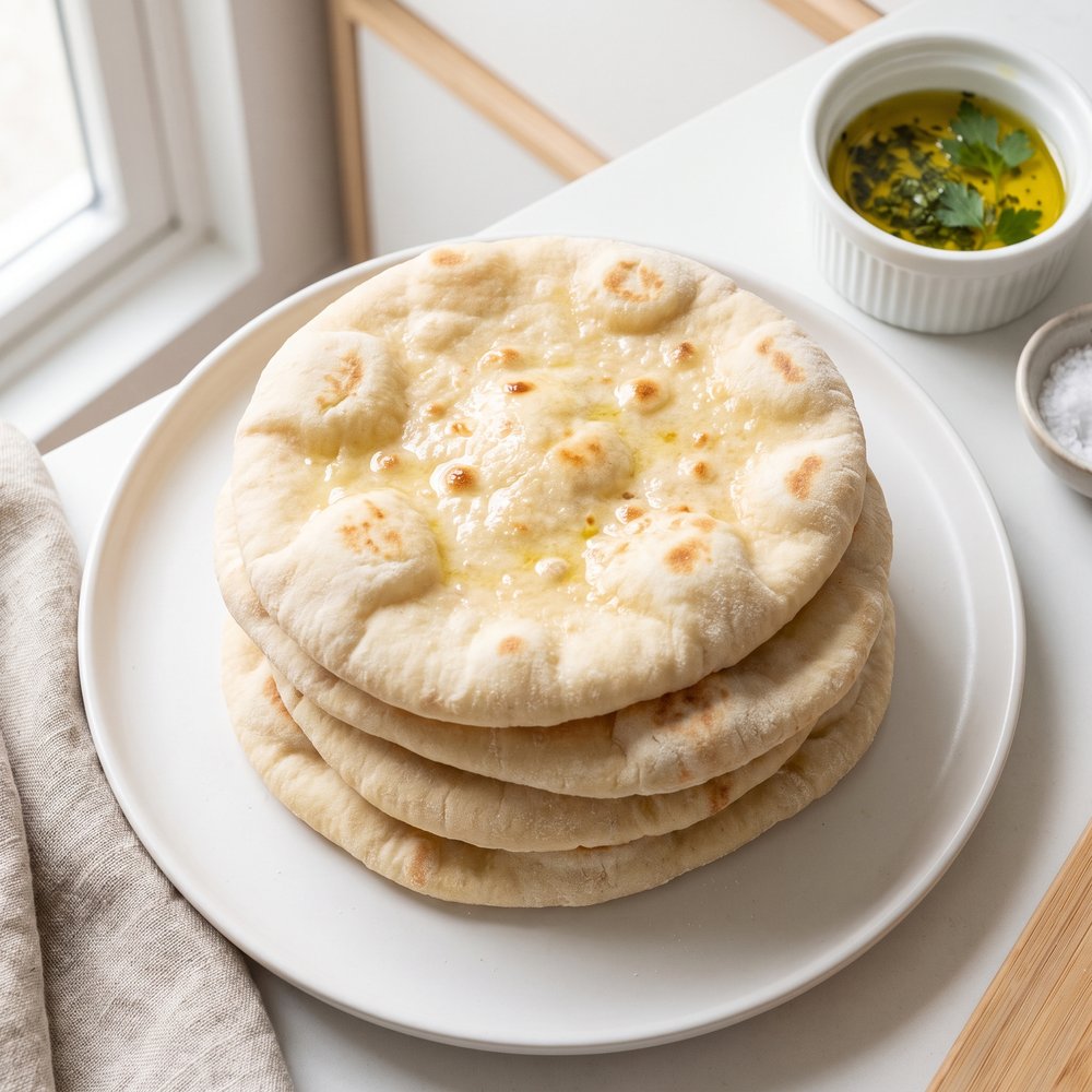 Classic Homemade Pita Bread