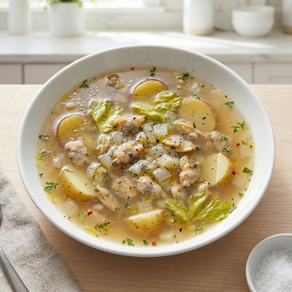 Clear-Broth Rhode Island Clam Chowder