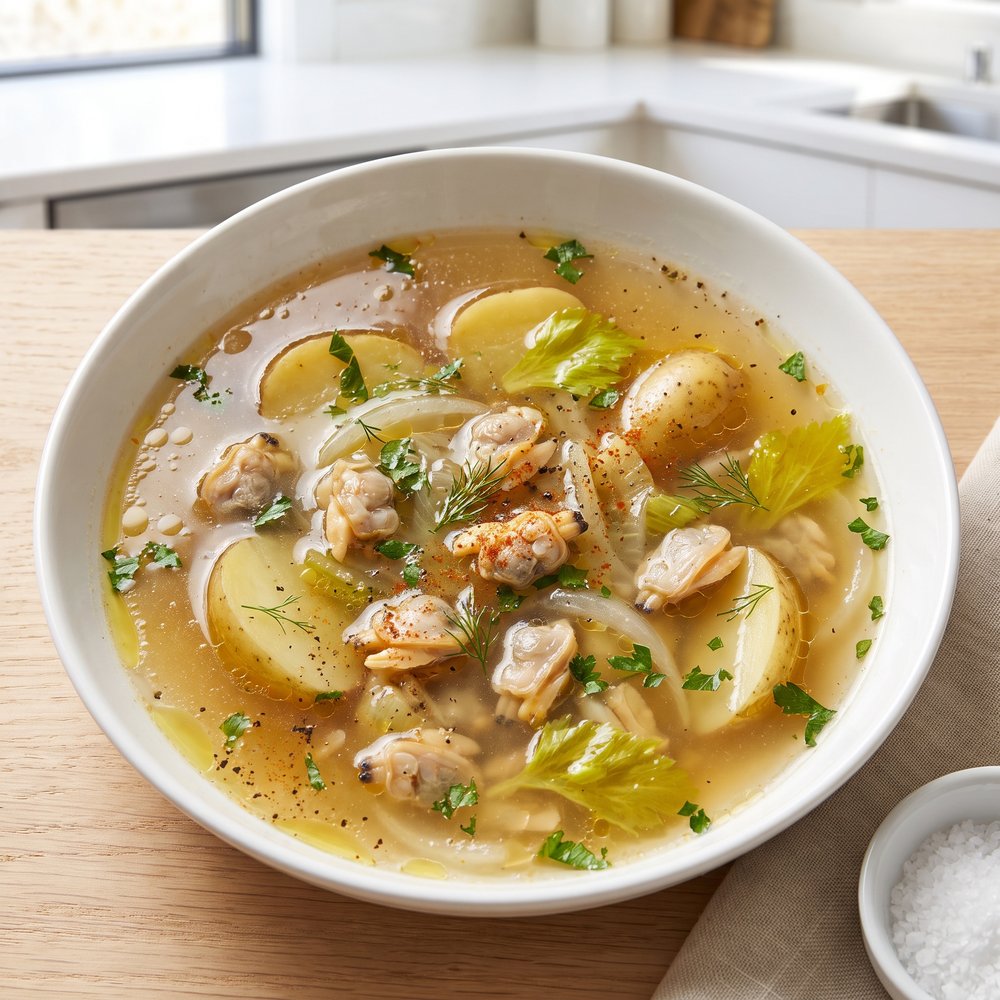 Clear-Broth Rhode Island Clam Chowder