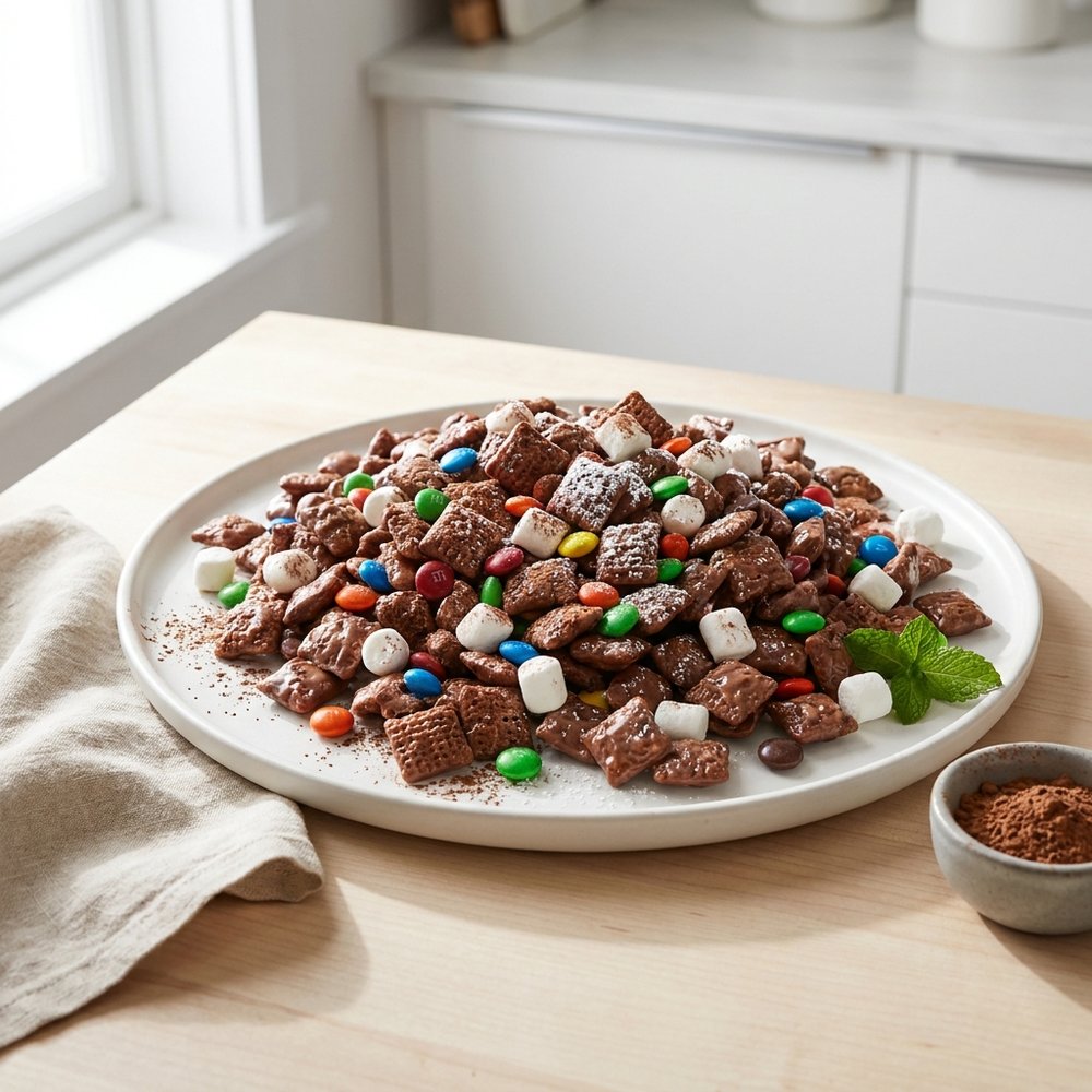 Cocoa Marshmallow Party Mix