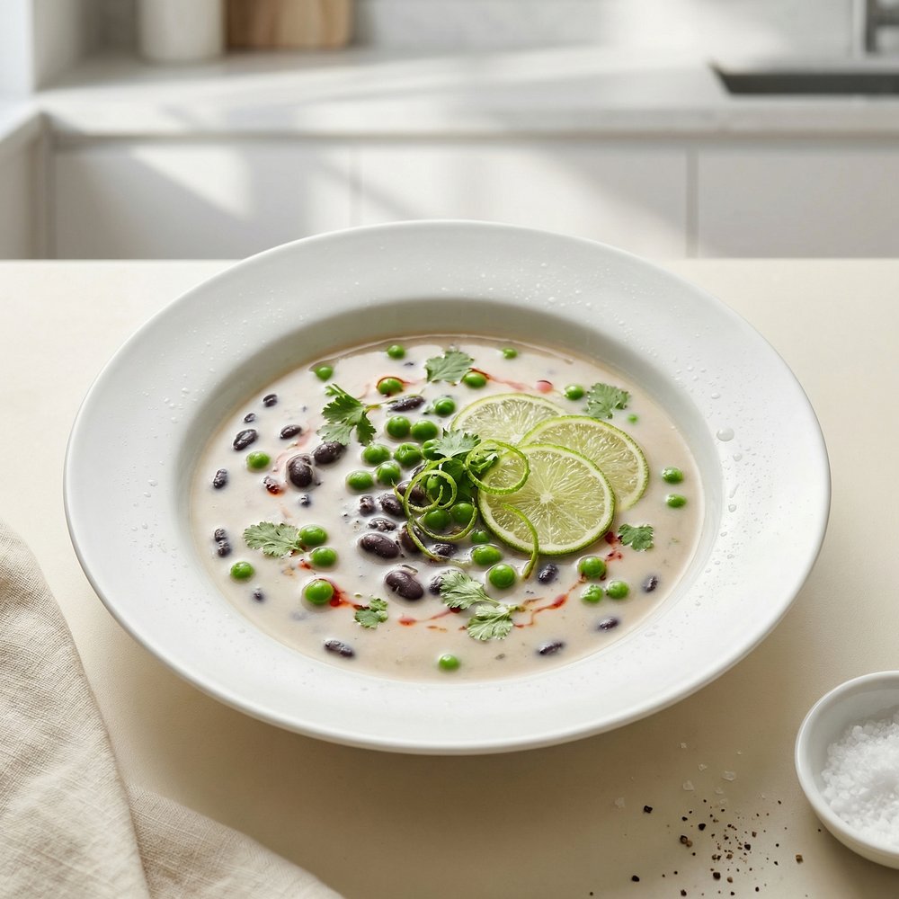 Island-Style Coconut Black Bean Soup