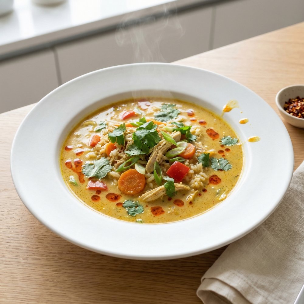 Chicken Coconut Curry Soup