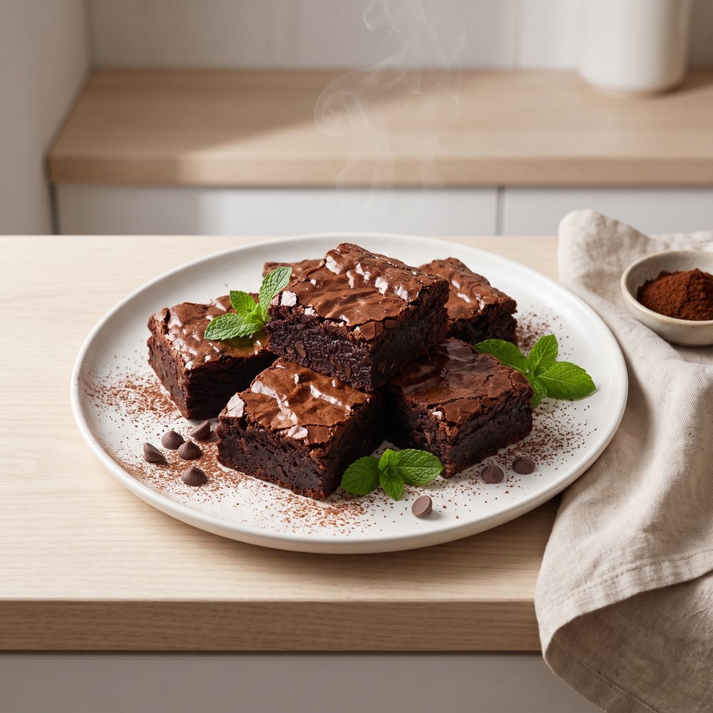 Coffee-Kissed Gluten- and Dairy-Free Brownies