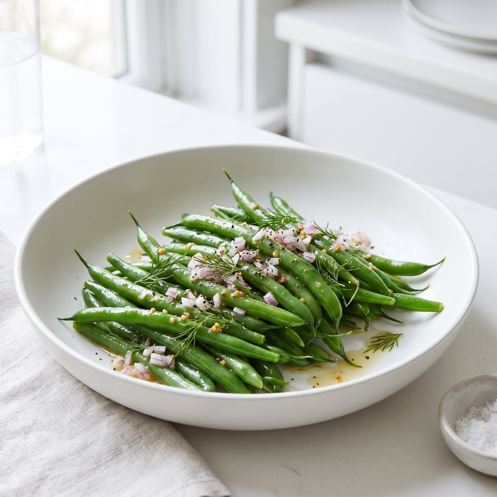 Cold Marinated Green Bean Salad