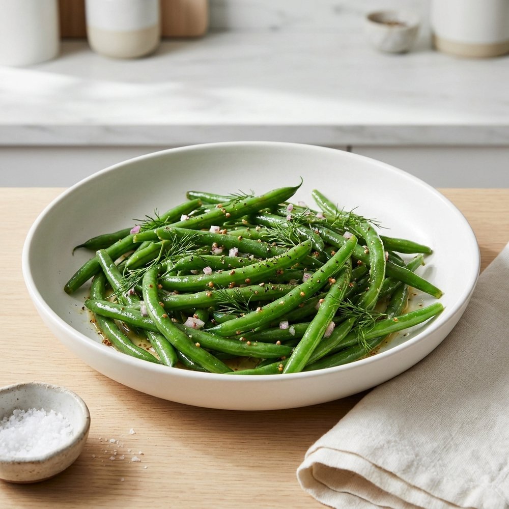 Cold Marinated Green Bean Salad