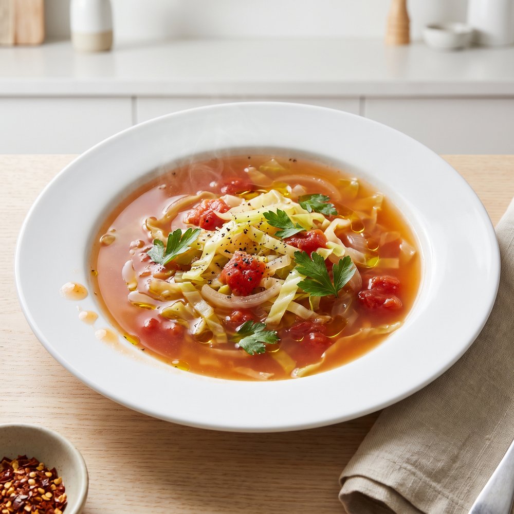 Comforting Cabbage and Tomato Soup