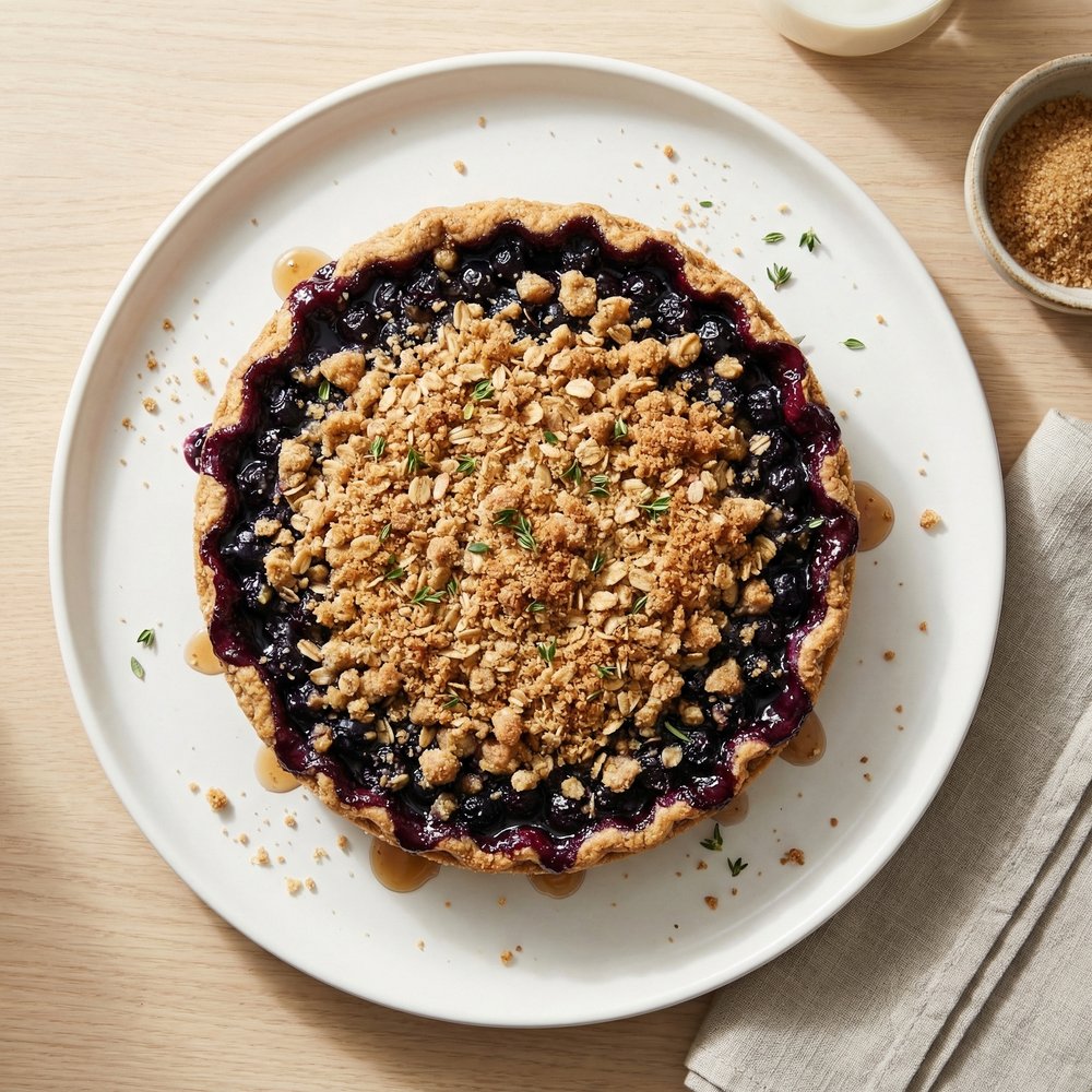 Concord Grape Crumble Tart