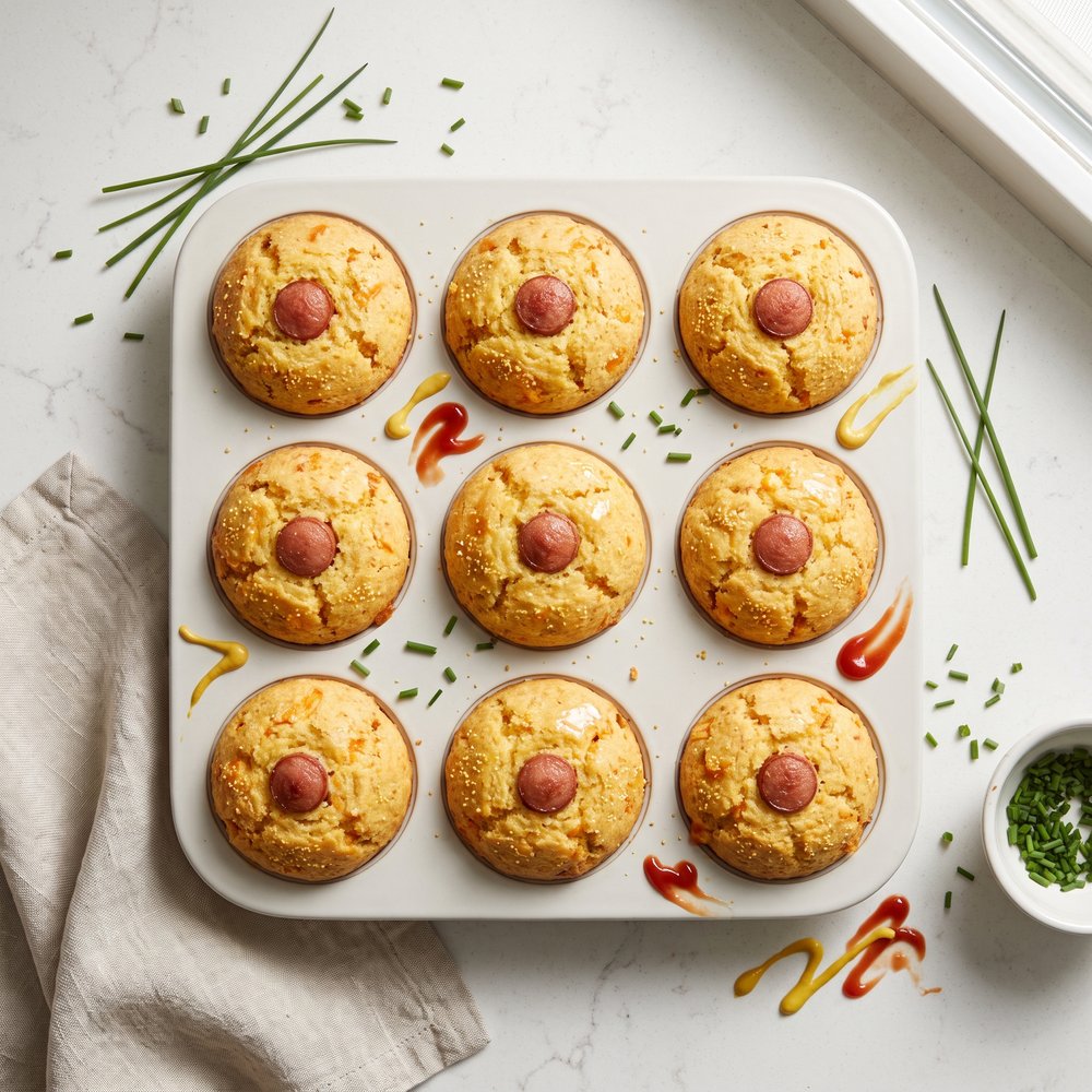 Corn Dog Muffins