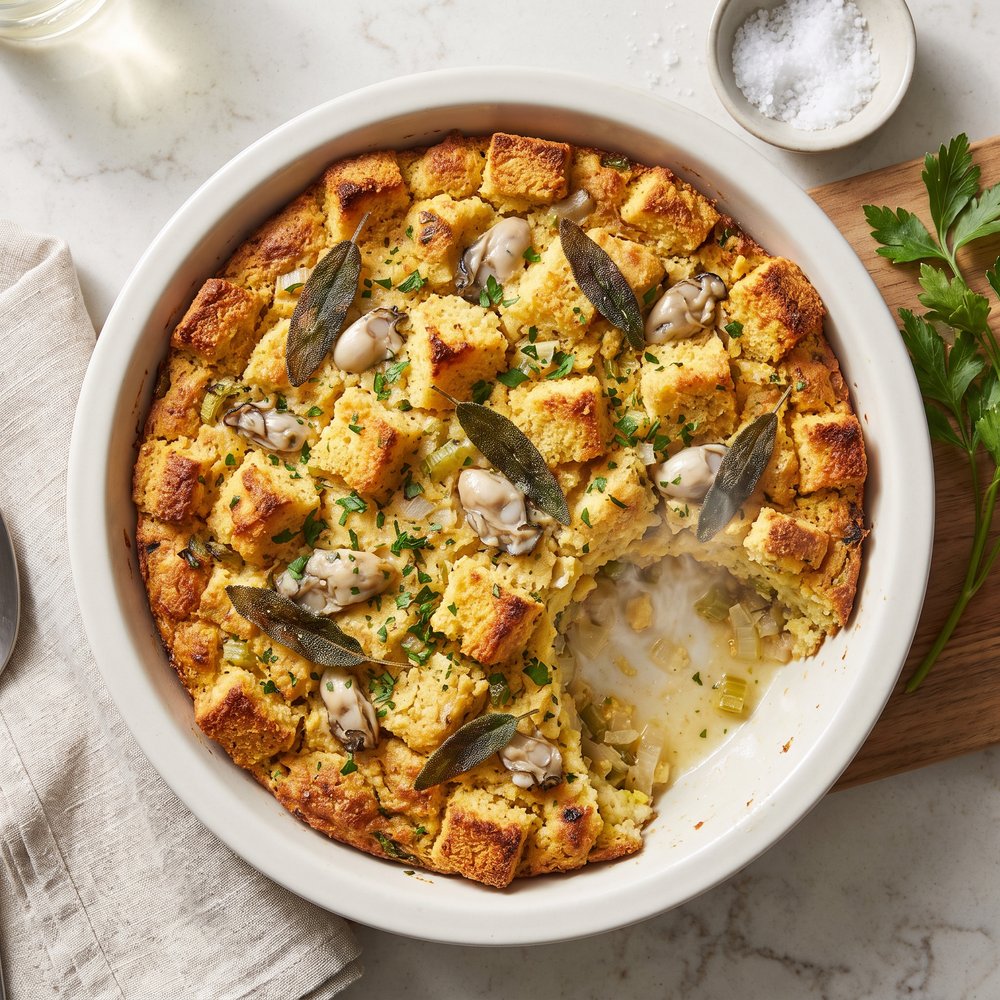 Cornbread and Oyster Dressing