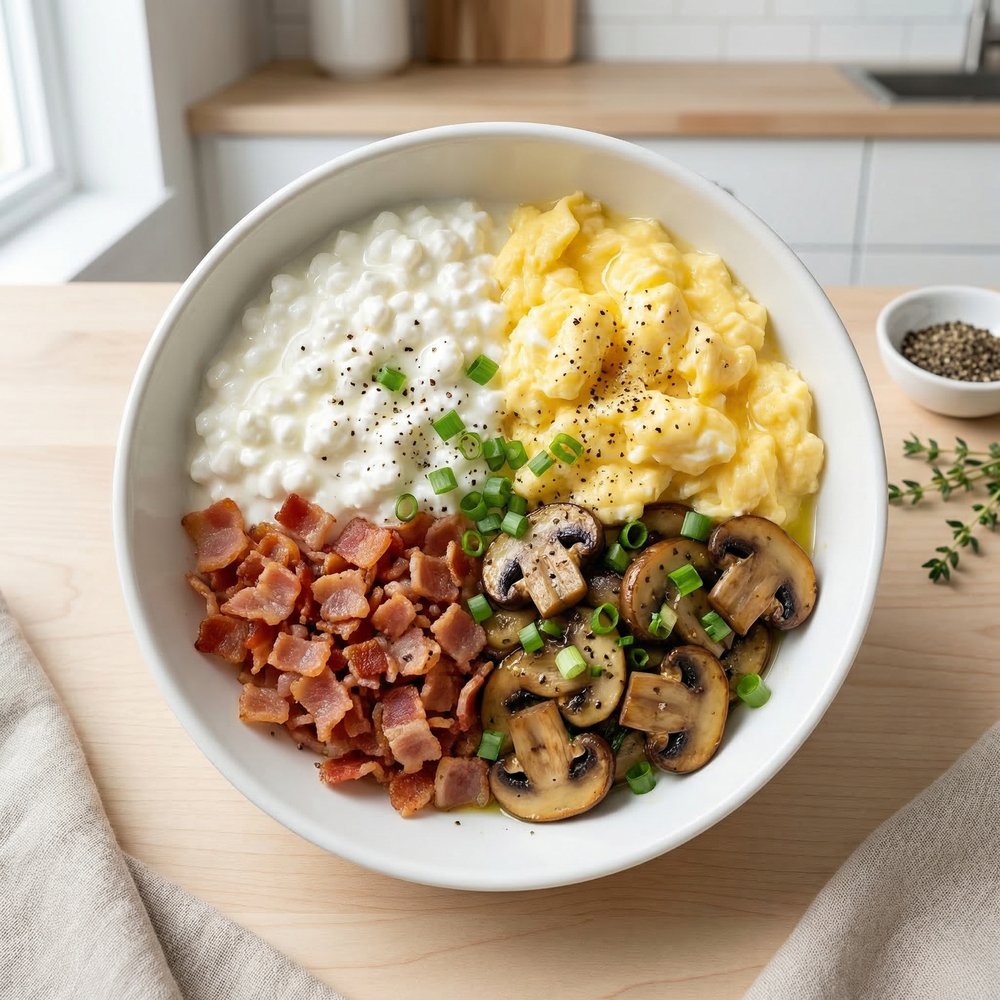 Cottage Cheese Morning Bowl