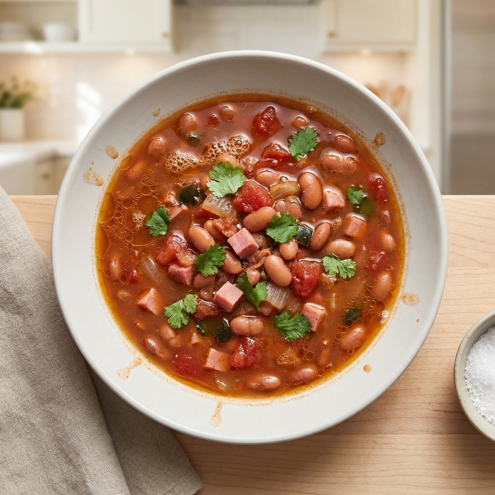 Easy Cowboy Beans (Frijoles Charros)