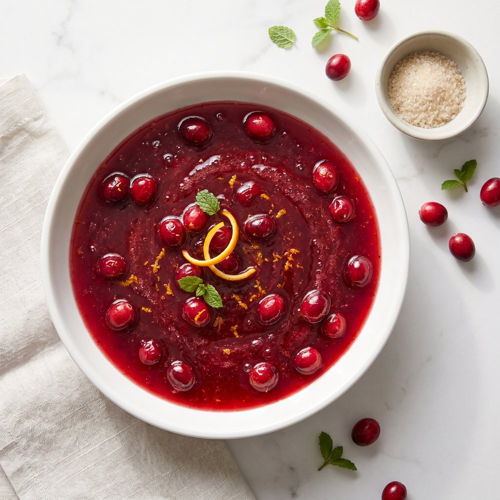 Cranberry-Orange Sauce with a Cointreau Kick