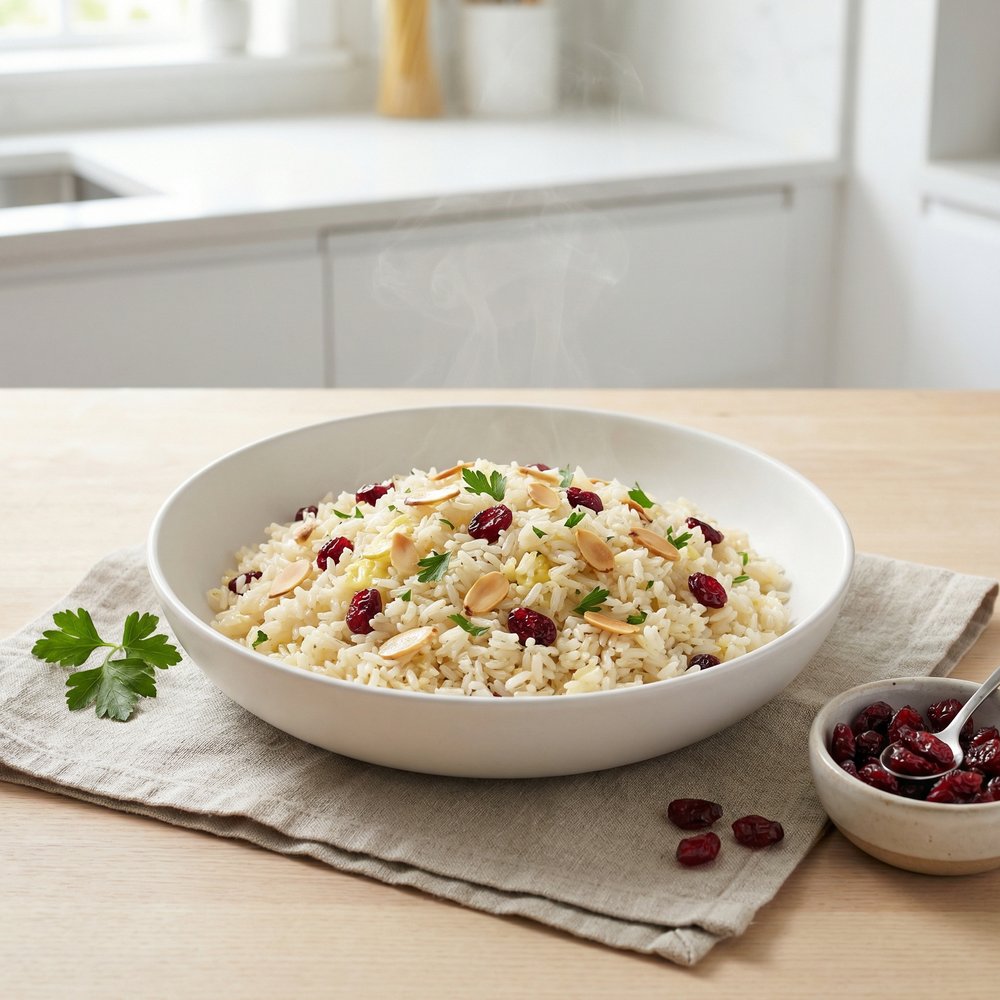 Cranberry and Almond Rice Pilaf