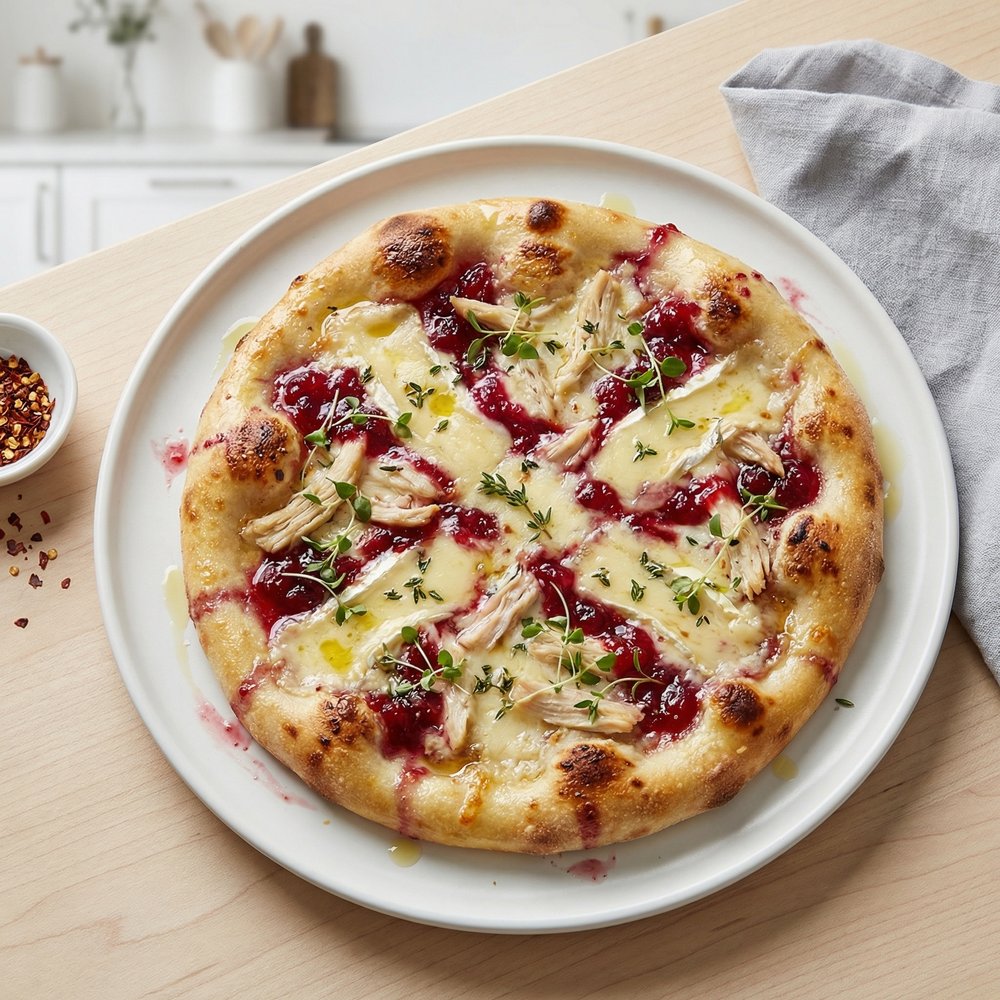 Chicken, Brie & Cranberry Pizza