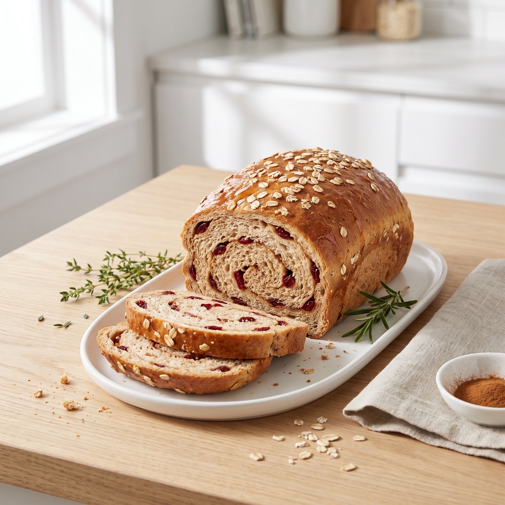 Cranberry Oat Bread
