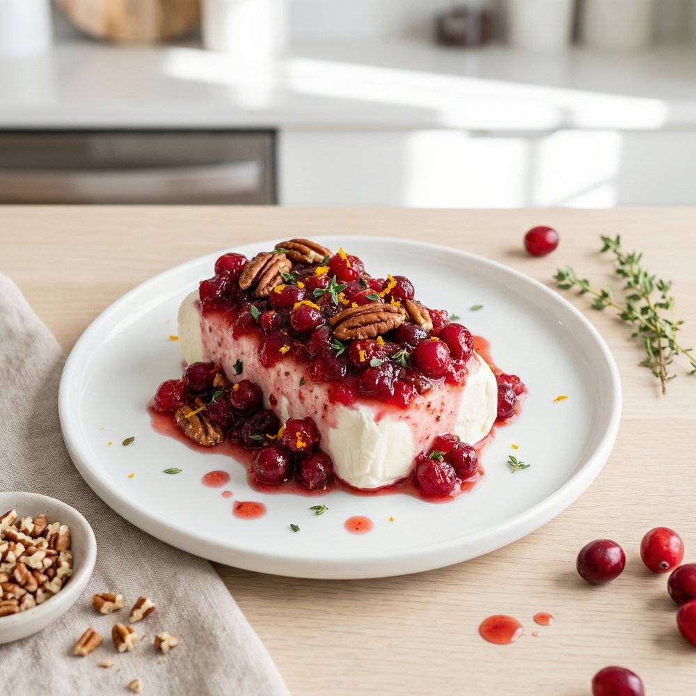 Sweet-Tart Cranberry Cream Cheese Dip
