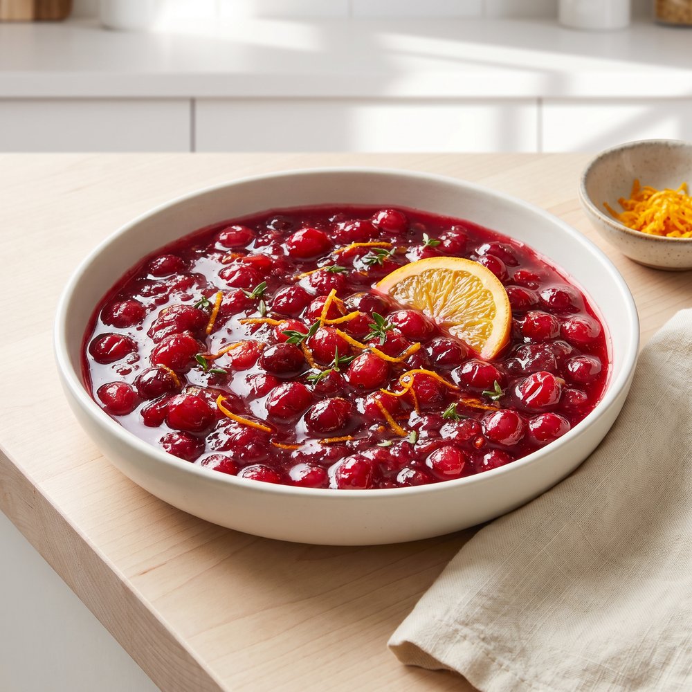 Cranberry Sauce with Bourbon