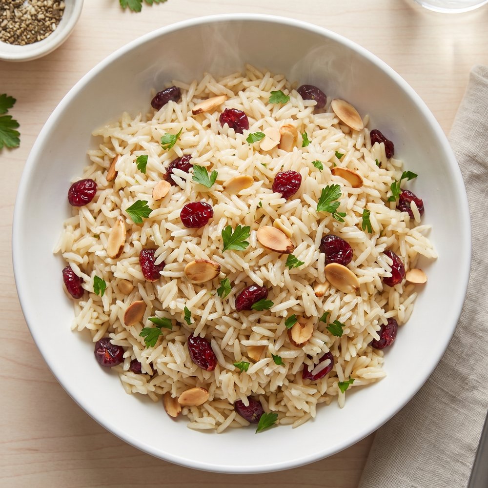 Cranberry and Almond Rice Pilaf