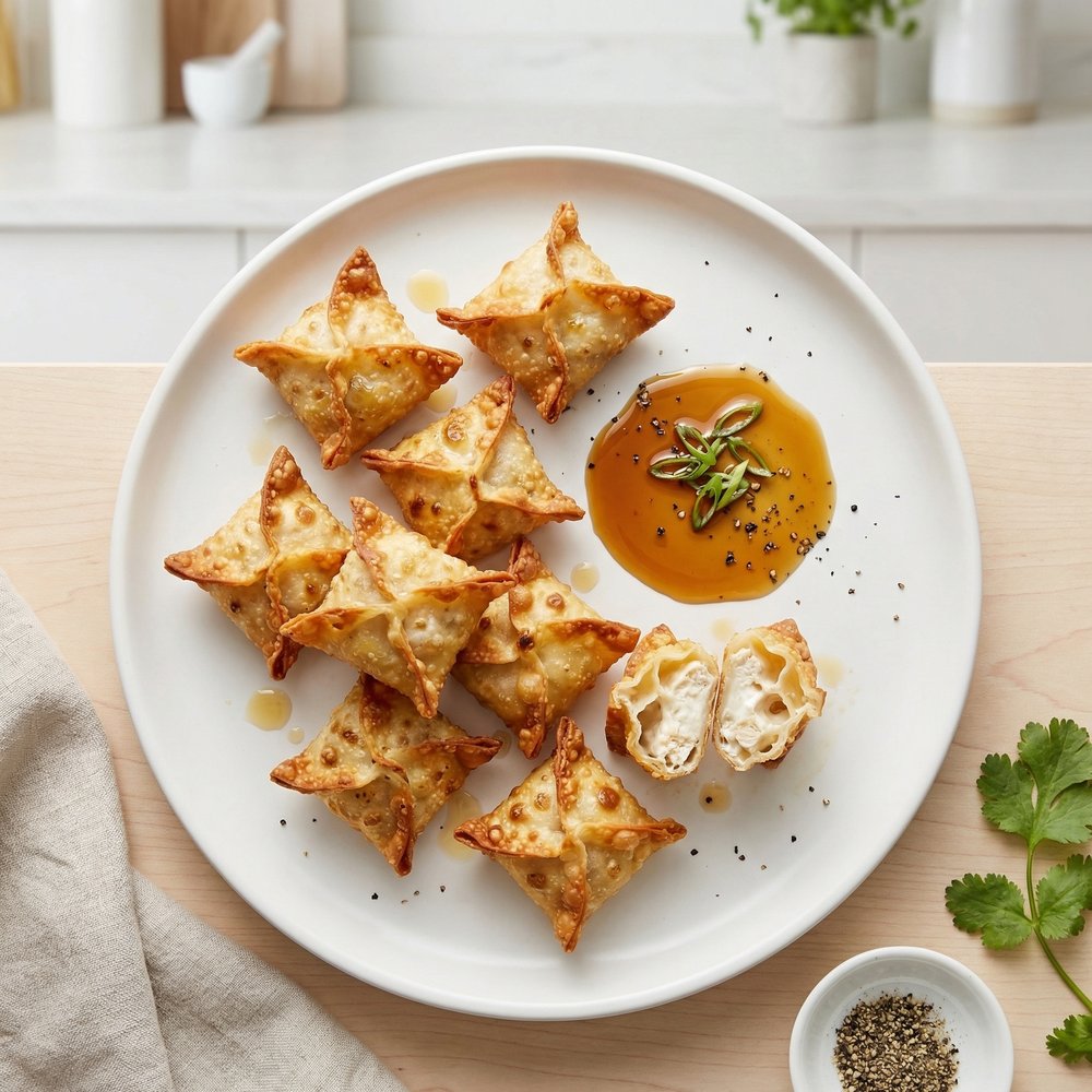 Crispy Chicken Rangoon Bites