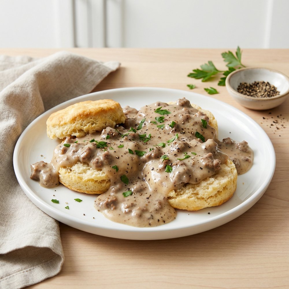SOS (Creamed Hamburger Gravy)