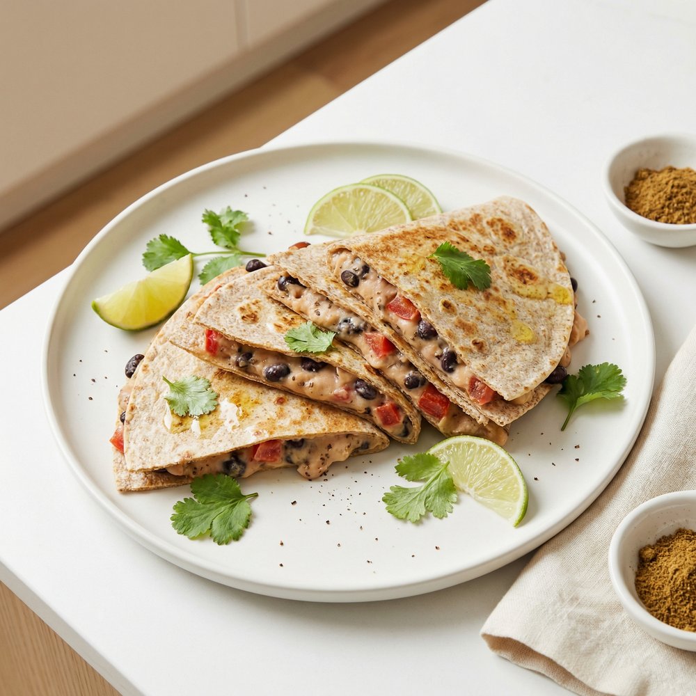 Dairy-Free Black Bean Quesadillas