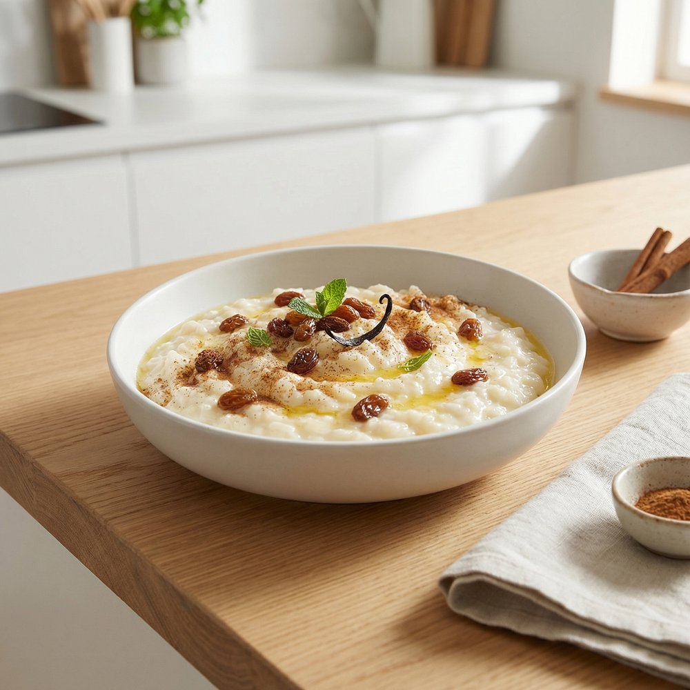 Lightened-Up Creamy Rice Pudding