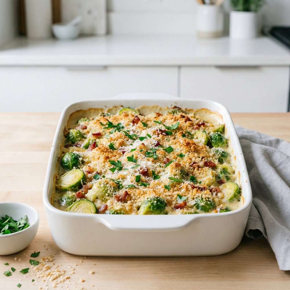 Brussels Sprouts Gratin