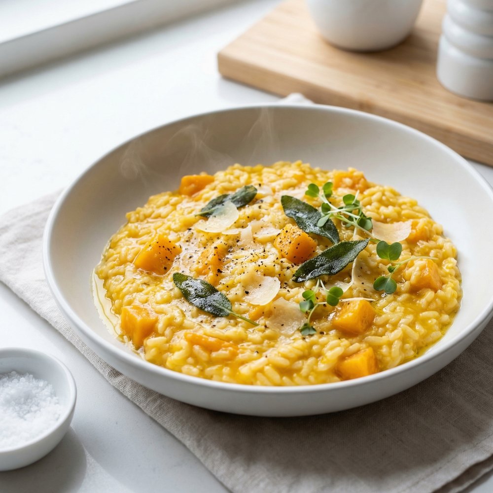 Creamy Butternut Squash Arborio Risotto