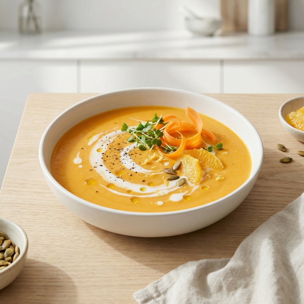 Orange-Kissed Carrot Soup