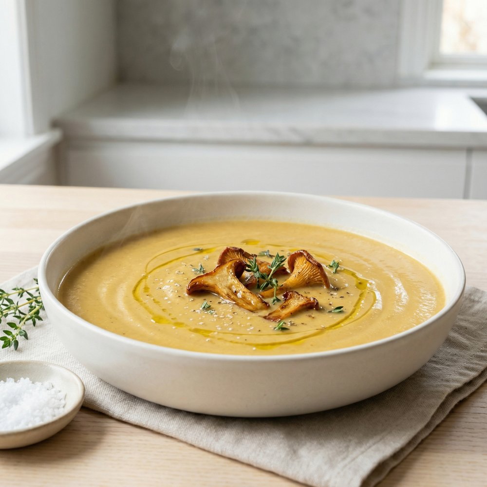 Creamy Chanterelle Soup