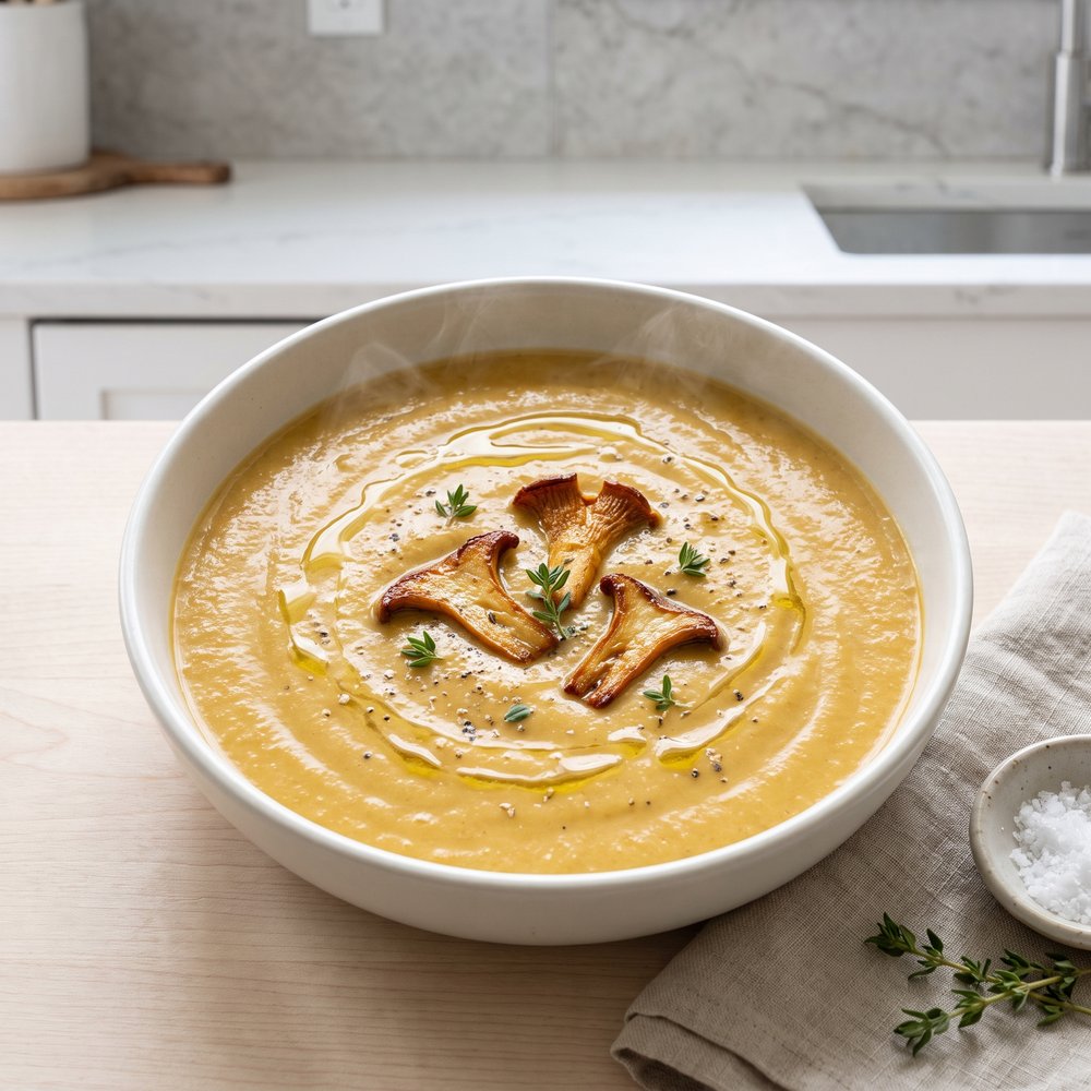Creamy Chanterelle Soup