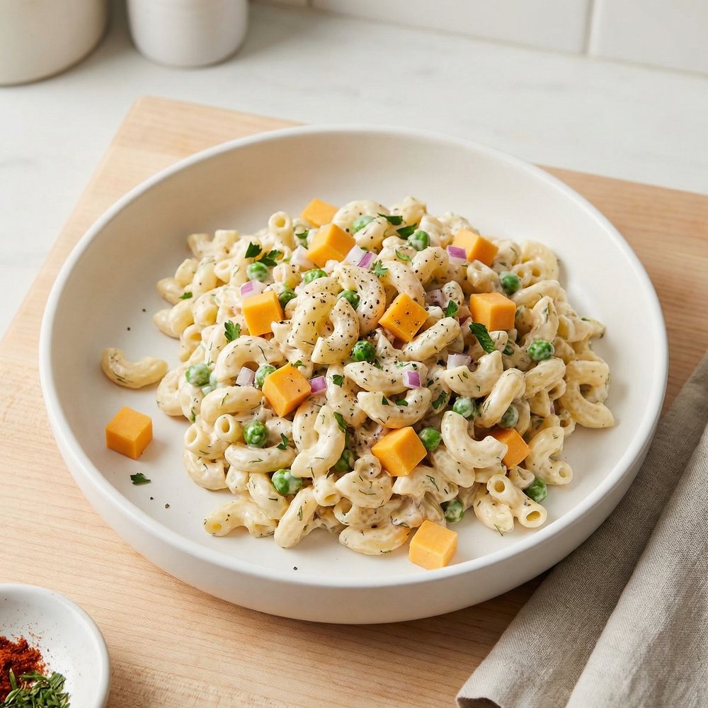 Cheddar and Macaroni Salad