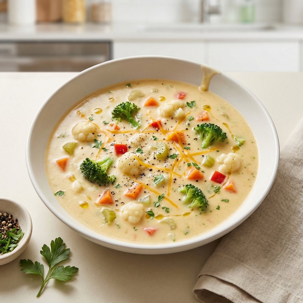 Cheddar Vegetable Chowder
