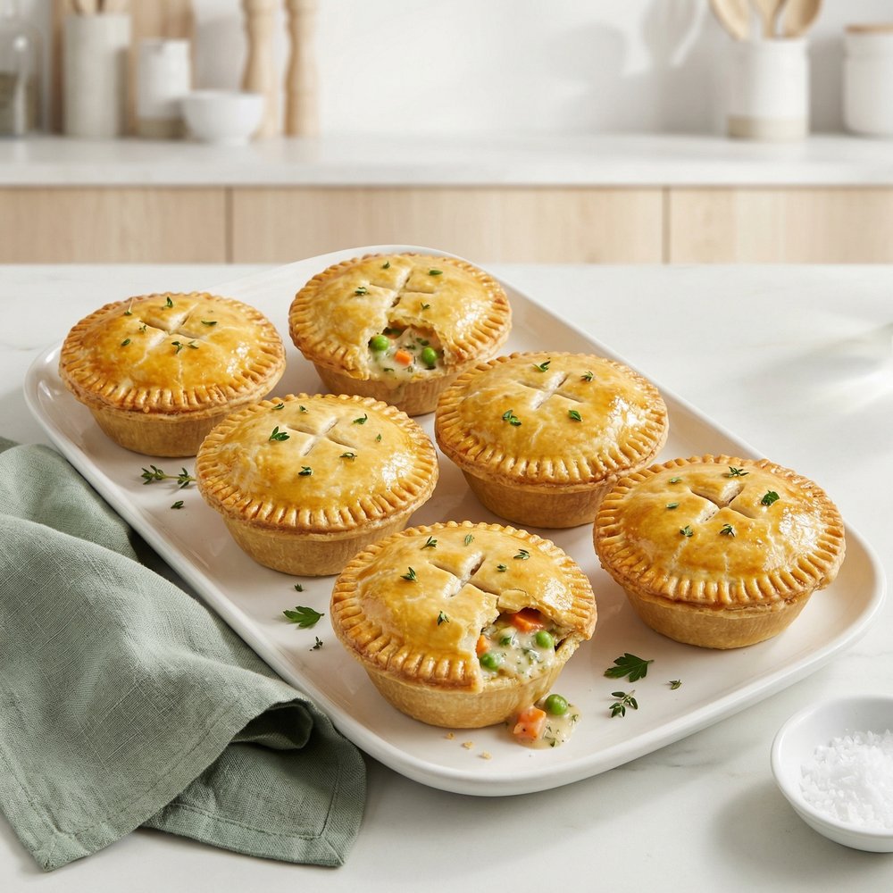 Individual Chicken Pot Pie Bites